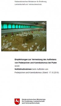 Empfehlungen zur Vermeidung des Auftretens von Federpicken und Kannibalismus bei Puten